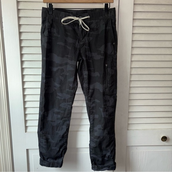 Vuori Ripstop Camo Jogger Pants Black Gray Size Small Sporty Outdoor Athletic - Picture 5 of 6